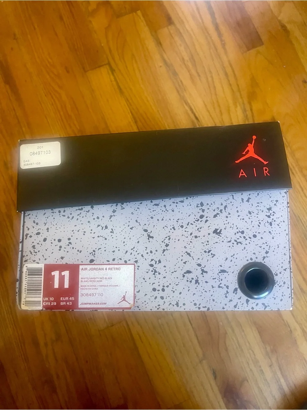Jordan Red Jumpman Silhouette Canvas Art